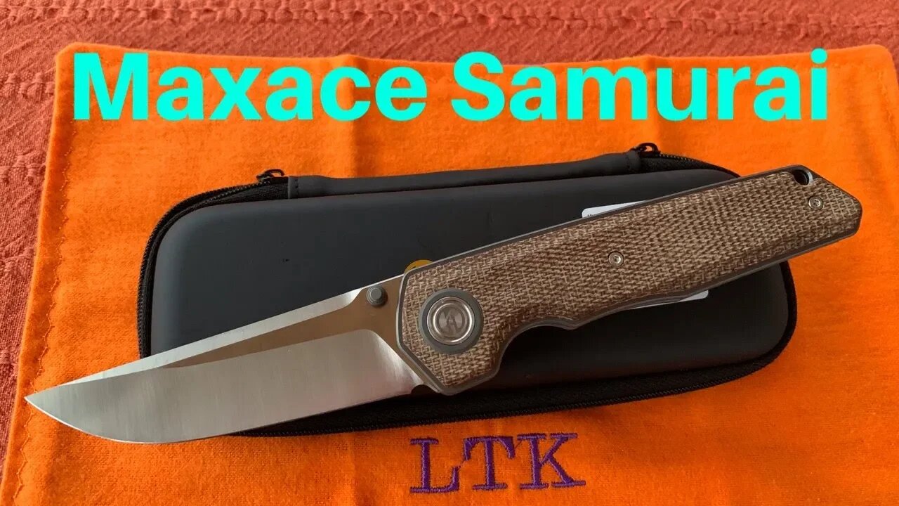 Maxace Samurai linerlock knife Includes Disassembly