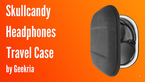 Skullcandy Over-Ear Headphones Travel Case, Hard Shell Headset Carrying Case | Geekria