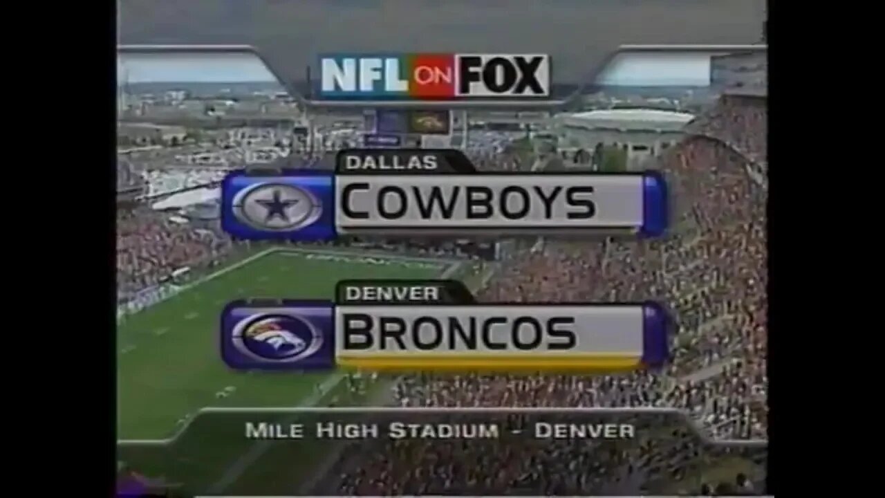 1998-09-13 Dallas Cowboys vs Denver Broncos