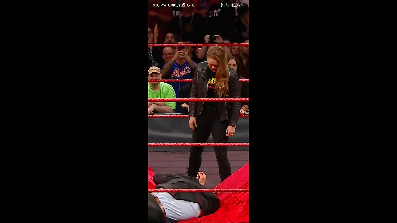 Ronda Rousey wasted on time in making enemy's of the authority in this classic #WWECHAmbe moment