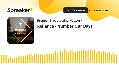 Reliance - Number Our Days