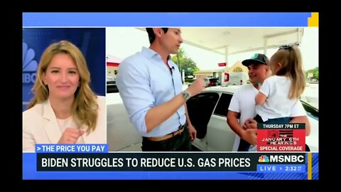 MSNBC reporter asked a Miami voter if gas prices will affect how he votes in 2022 and 2024.