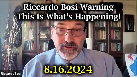 Riccardo Bosi Warning - This Is What's Happening Aug 16