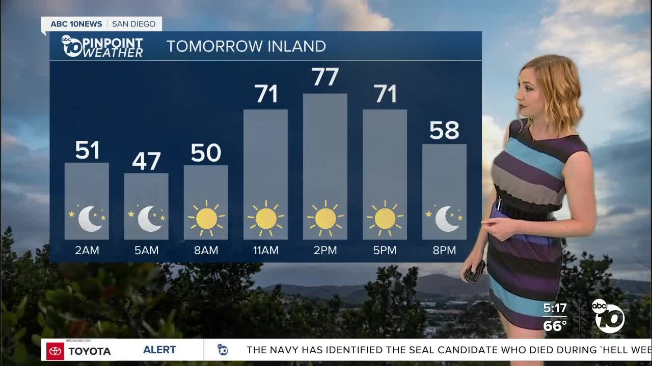 ABC 10News Pinpoint Weather with Meteorologist Leah Pezzetti