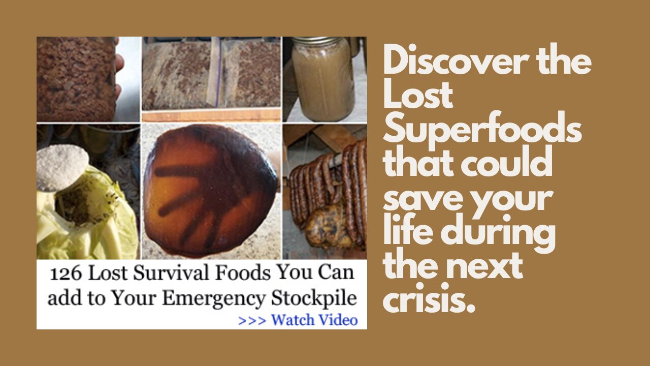 The Lost Superfoods