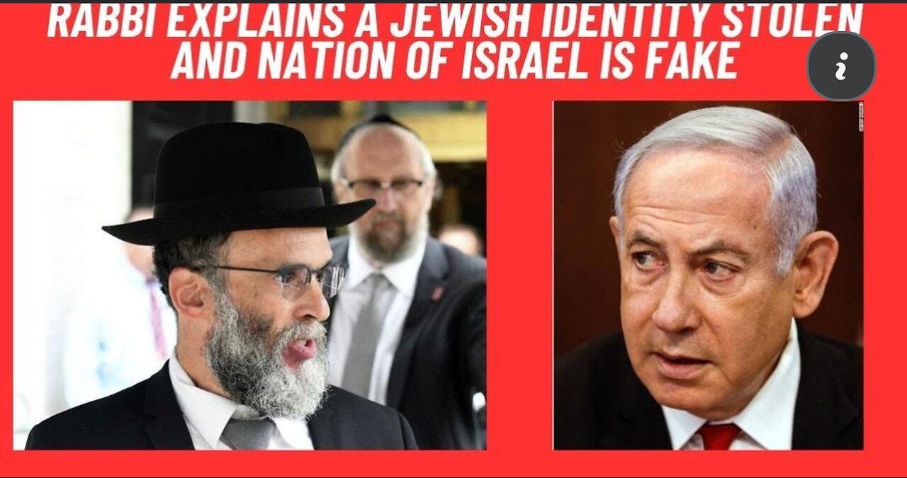 Rabbi explains a fake Israeli Nation, language, identity theft from Zionists.