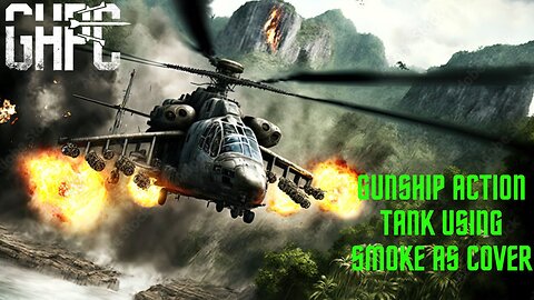 🐗 🚁2 Gunship Takedown using smoke as cover 🦓 Gunner, Heat, PC! ghpc #ghpc #warthunder #worldoftanks