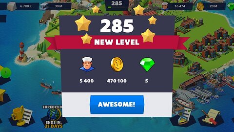 Seaport Level 284 gameplay
