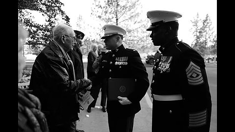 Here Come the Marines! WWII Marine Turns 100 and His Fellow Marines Came to Celebrate