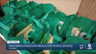 Dozens of volunteers are delivering free Passover meals