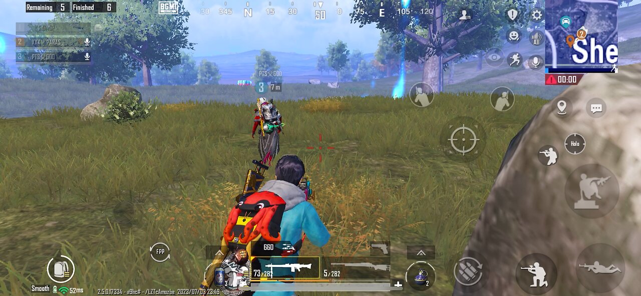 BGMI last zone healing fight 