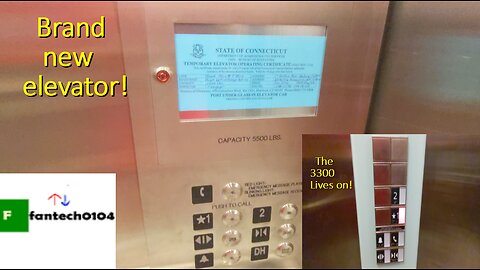 A brand new elevator at the Target Store at the Danbury Fair Mall in Danbury, Connecticut