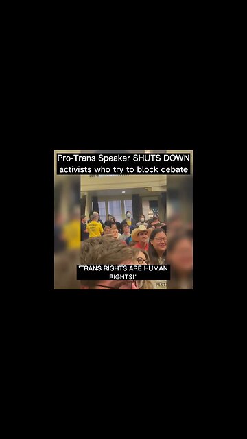 Pro-Trans speaker SHUTS DOWN activists who try to block Michael Knowles debate