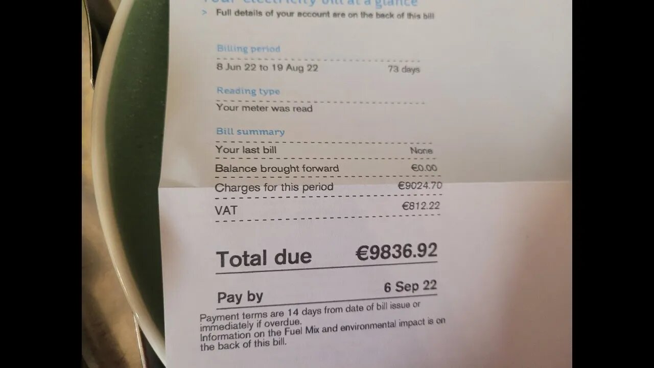 🟨 Westmeath的一家小咖啡店：73天的電費是9836歐元 🟨