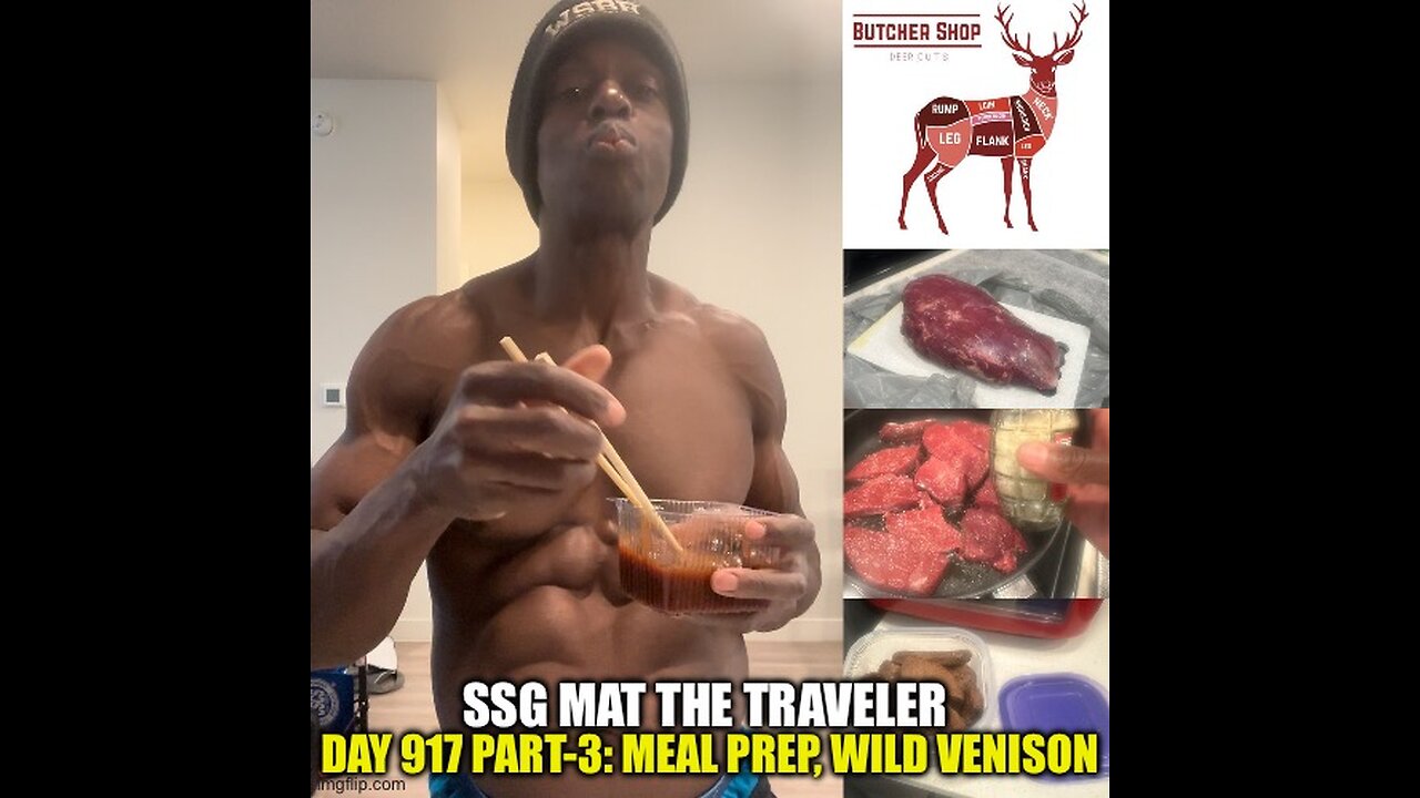 Day 917 Meal Prep: VENISON