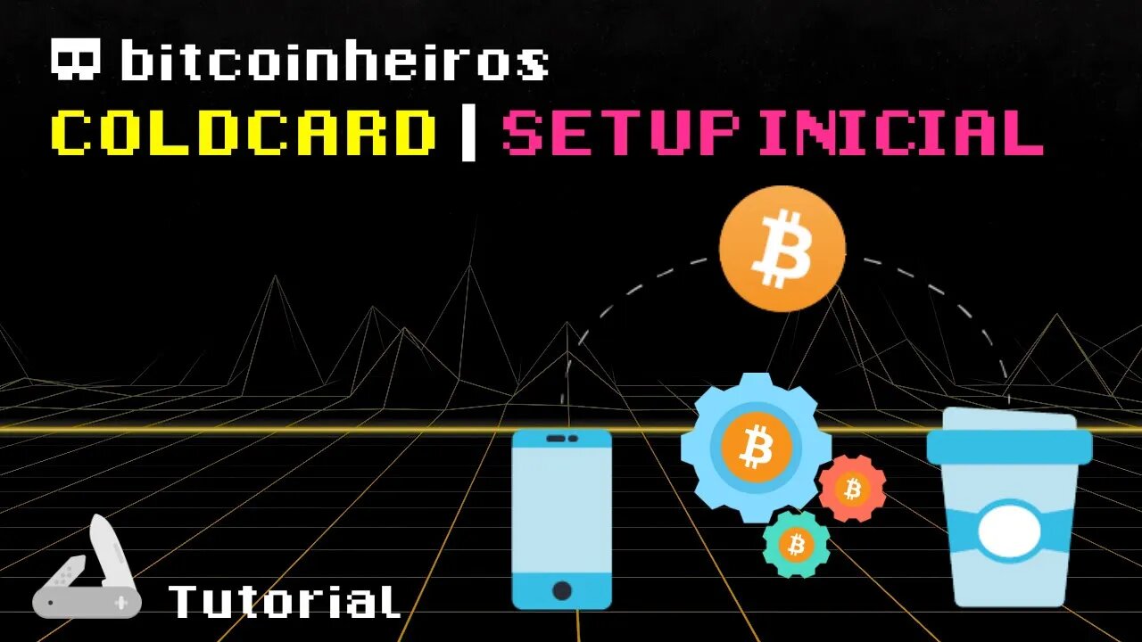 2 - Configuração inicial e como enviar e receber Bitcoins de sua Coldcard