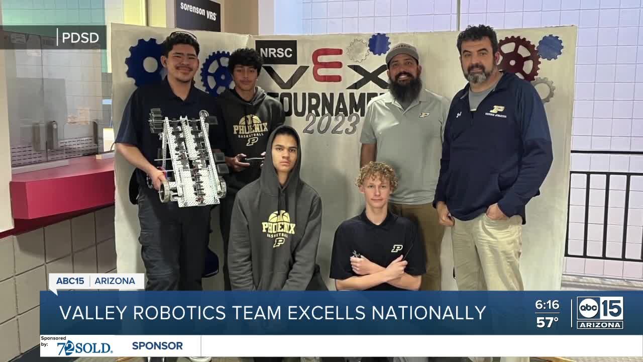 Valley robotics team excells nationally