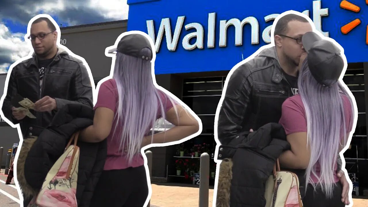 SkeeterJean PAYING HOT GIRLS TO KISS ME AT WALMART