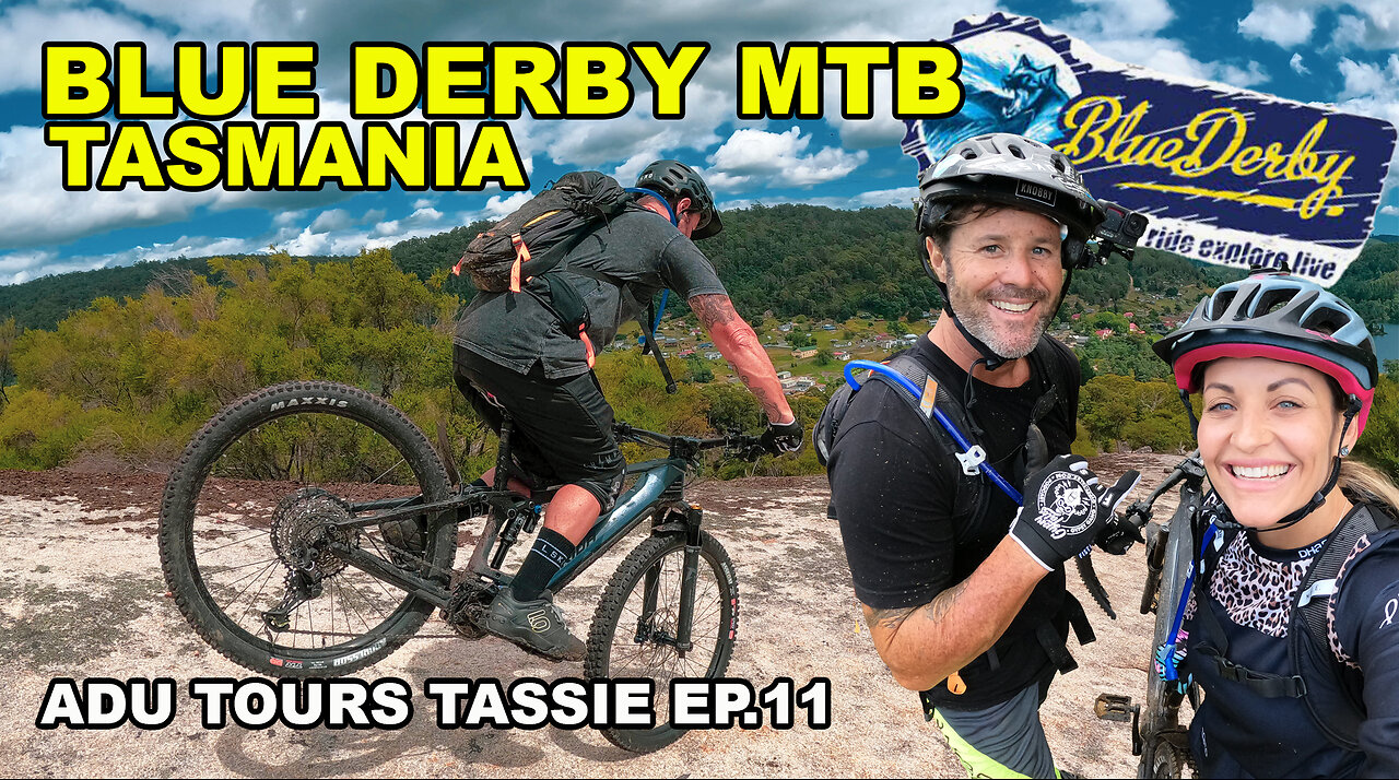 BLUE DERBY MTB TRAILS, STACKS, STUNTS & GOOD TIMES | EMTB | TASMANIA AUSTRALIA | MTB CRASH