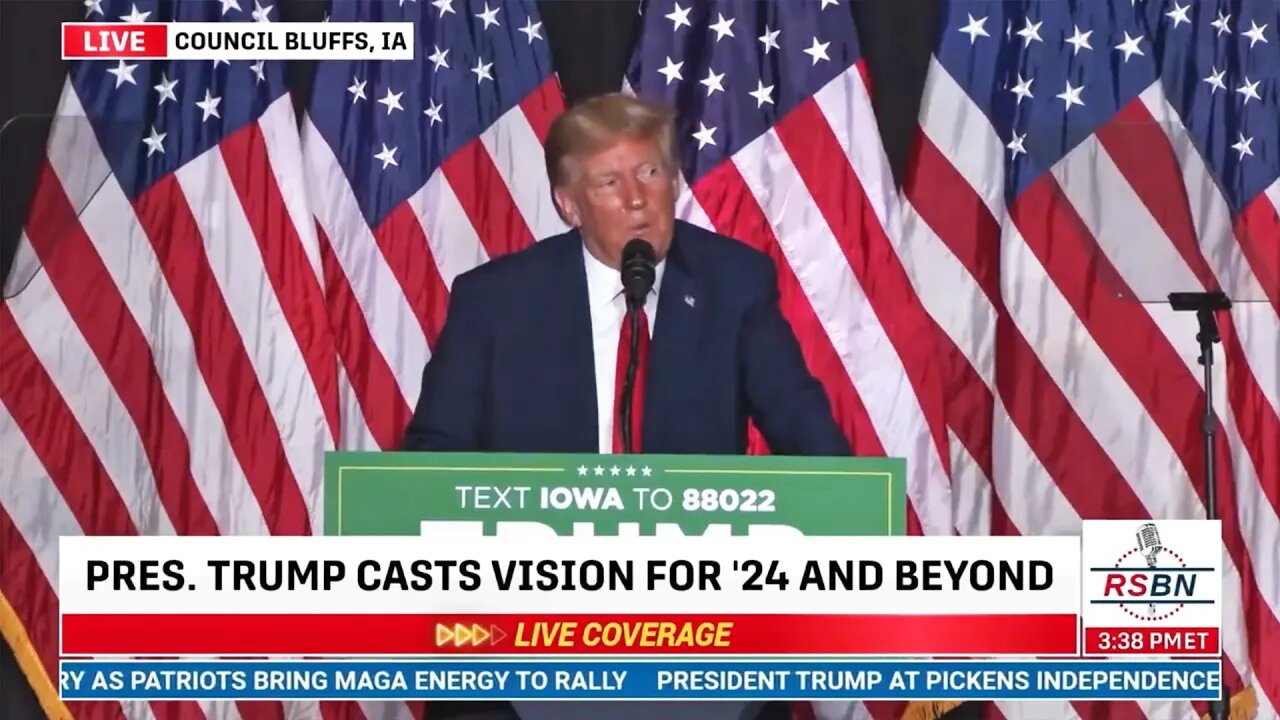 Trump malfunctions: "Markers" won't be allowed in our "cunny"