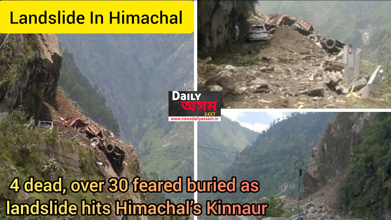 4 dead, over 30 feared buried as landslide hits Himachal’s Kinnaur