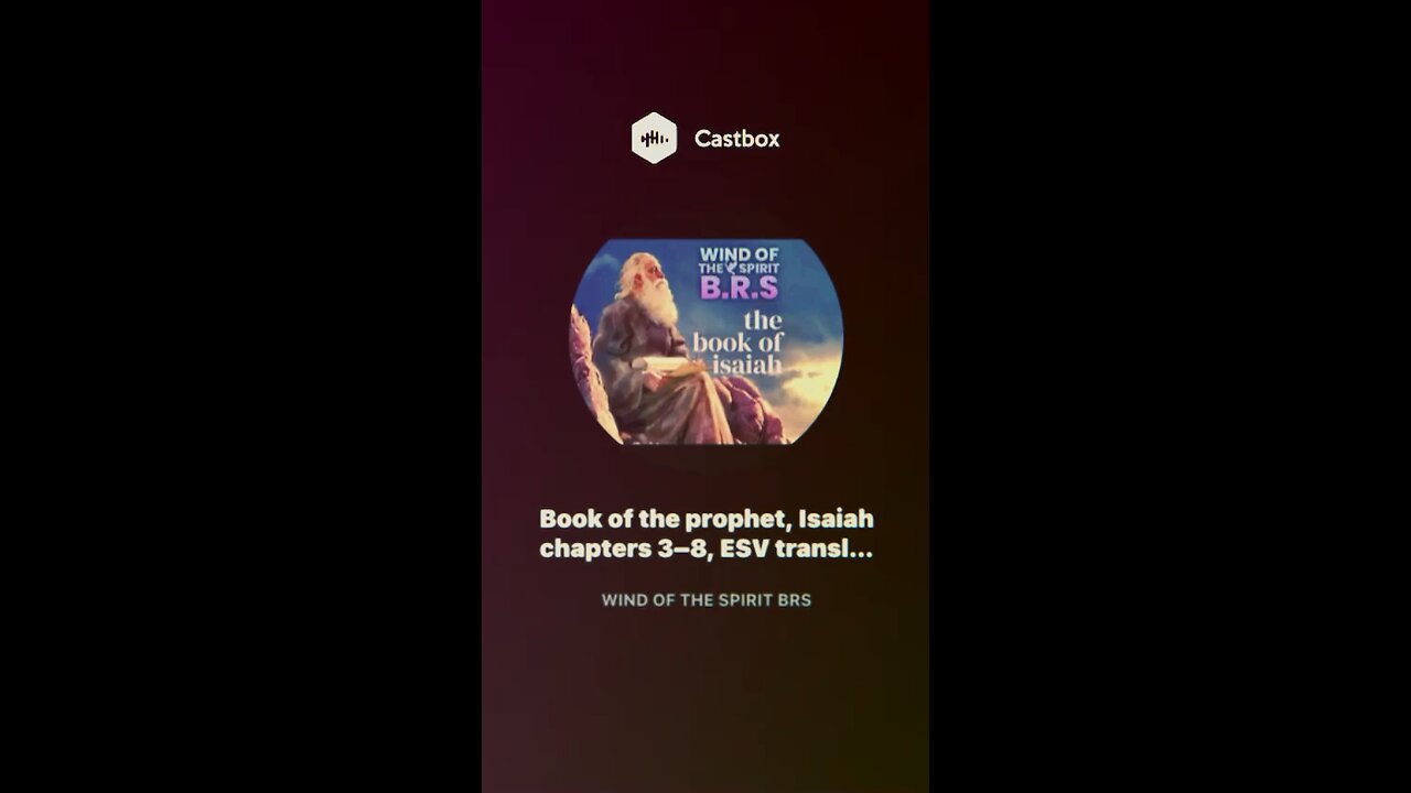 Isaiah chapter 6 episode!