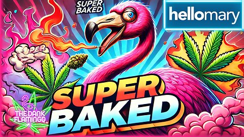 Trying THCa Products from ShopHelloMary! The Dank Flamingo SUPER BAKED Cannabis Review!!