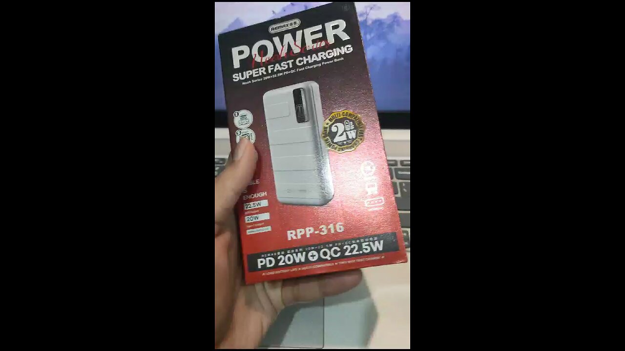 Remax 20000mAh and 10000mAh power bank