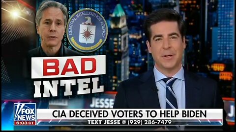 CIA Deceived Voters To Help Biden: Watters