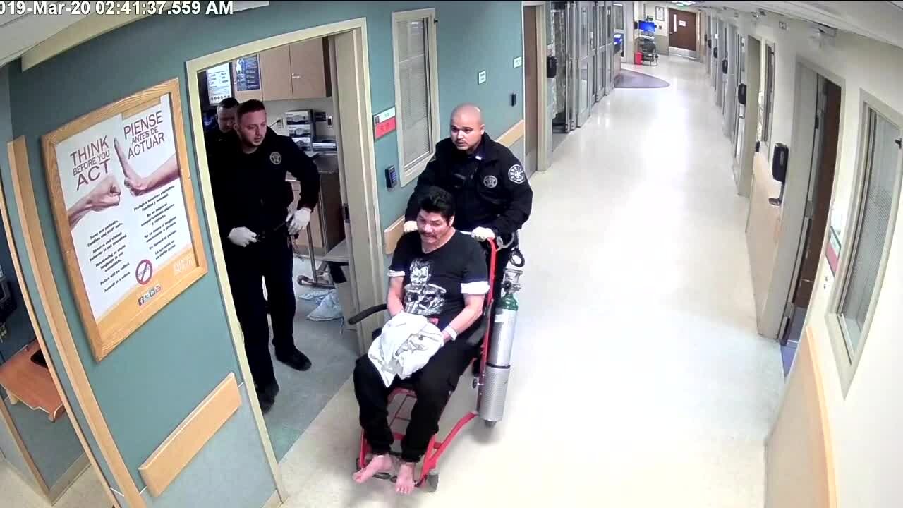 Lawsuit filed claims Denver deputy used excessive force on man being wheeled out of hospital