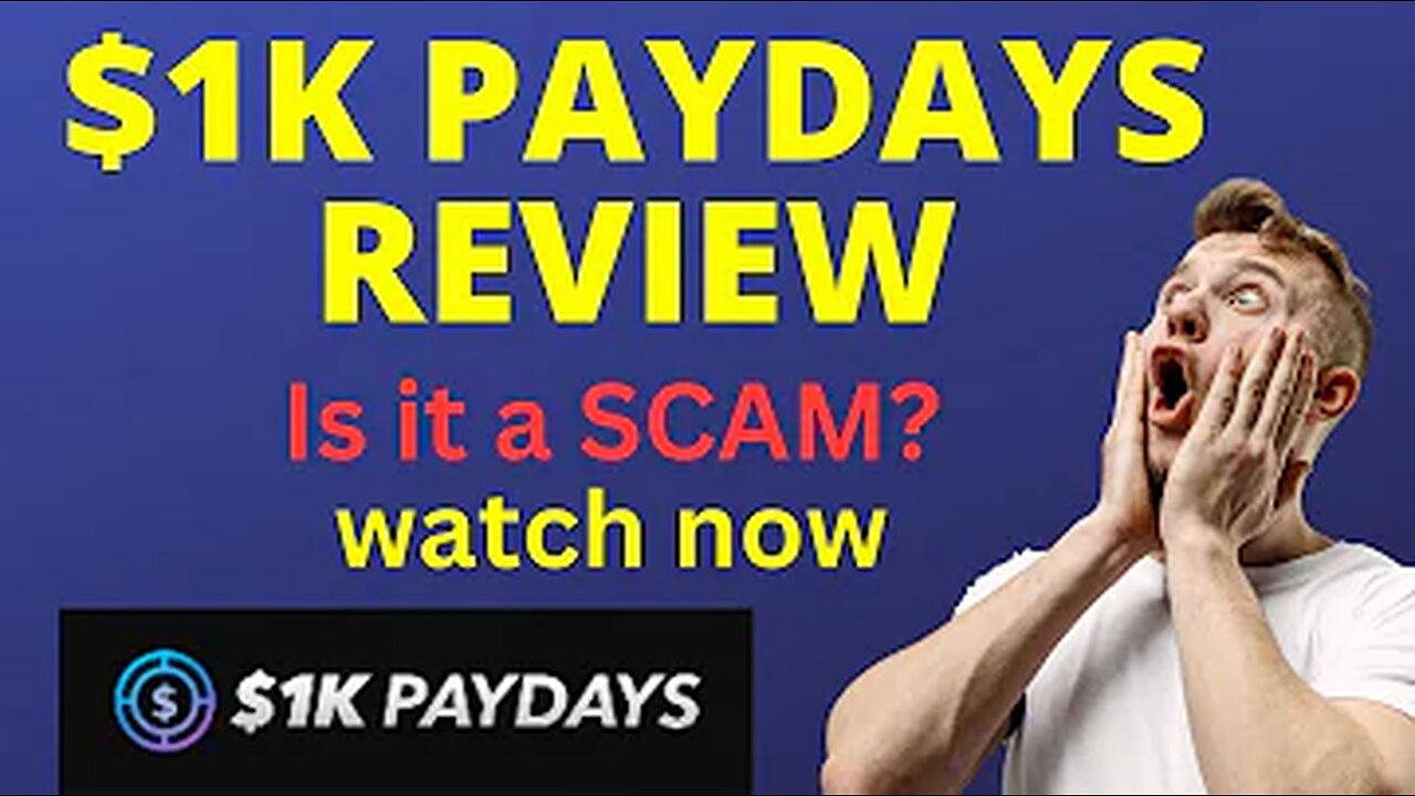 1K Paydays Review - Glynn Koshy Gave Me A Special Bonus For You Guys!