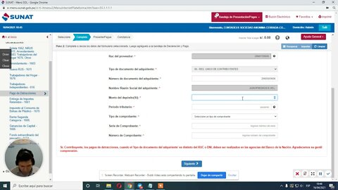Como pagar la auto detraccion por internet