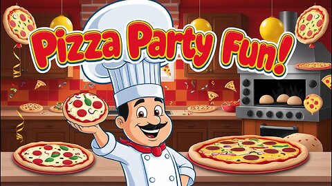 Pizza Party Song | Kids Learn Making Pizza