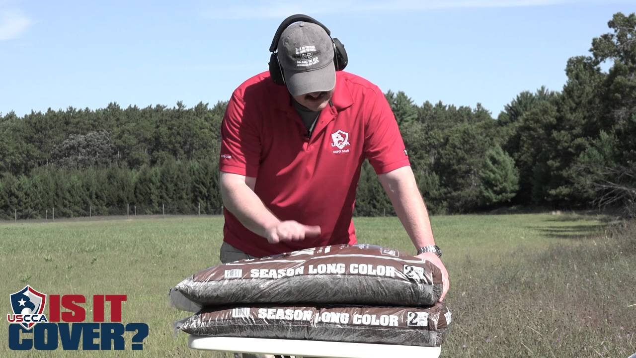 Gun Shooting Drill: Cover vs. Concealment Using Mulch