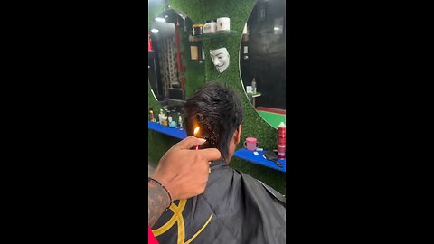 The Fire Haircut 🔥💇‍♂️😱