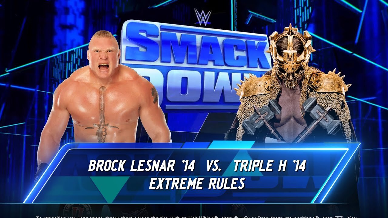 WWE 2K24 Brock Lesnar vs Triple H Extreme Rules