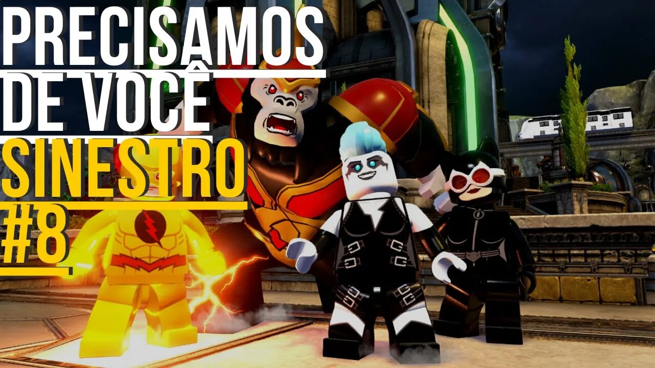 LEGO: DC SUPER VILLAINS | RECRUTAR O SINESTRO | Gameplay | PS4 | PT-BR