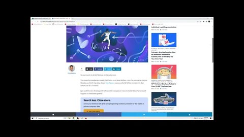 2022 Sony Gives Epic 2 billion to make Metaverse bs