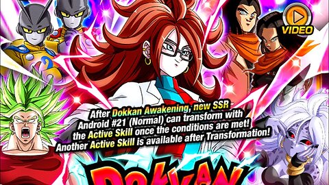 DOKKAN BATTLE DOKKAN FEAT ANDROID 21 SUMMONS!! #dokkanbattle #dokkanbattleglobal