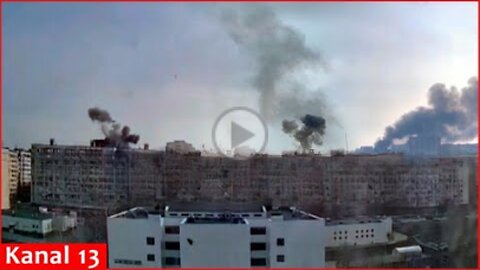New footage from Russia’s Belgorod region where fighting continues