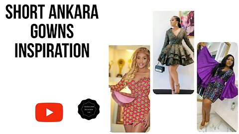 Short Ankara gown