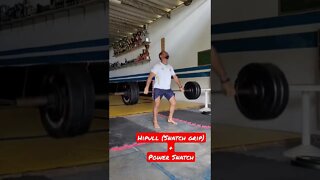Hipull Snatch grip + Power Snatch