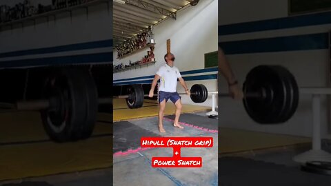 Hipull Snatch grip + Power Snatch