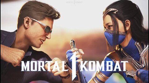 KITANA and LIU KANG gameplay in MORTAL KOMBAT 1