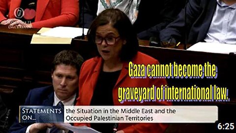 🇵🇸 VERY POWERFUL SPEECH BY MARY LOU MCDONALD ON PALESTINE
