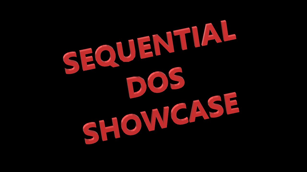 Season 2, Episode 0, Sequential DOS Showcase