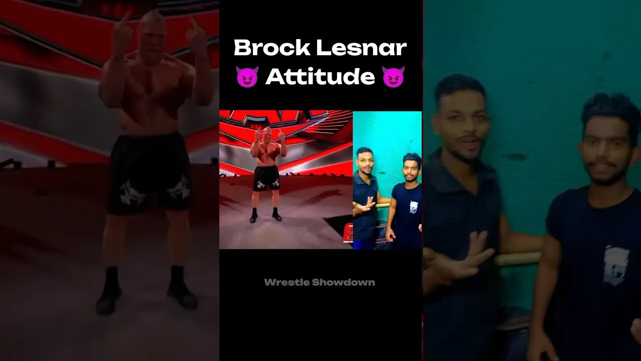Brock Lesnar Attitude Status 😈 WWE Brock Lesnar Edits ❤️🔥😎 #shorts #wwe