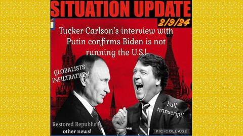 SITUATION UPDATE 2/9/24 - Covid-19/Jabs/Plan-Demics, Global Financial Crises, Cabal/Deep State Mafia