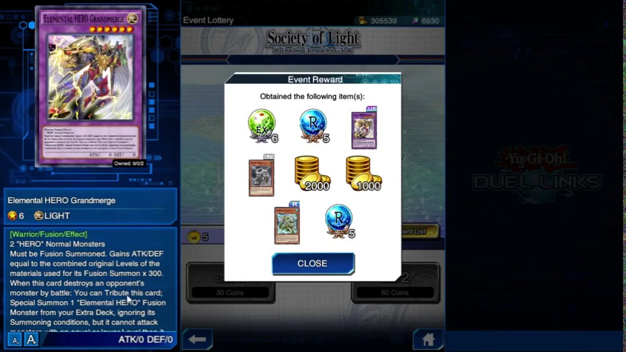 Yu-Gi-Oh! Duel Links! Society of Light Card Lottery