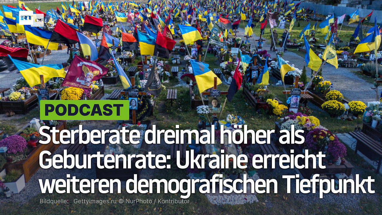 Sterberate dreimal höher als Geburtenrate: Ukraine erreicht weiteren demografischen Tiefpunkt